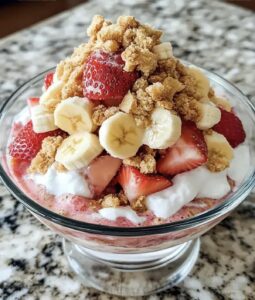 Strawberry Crunch Banana Pudding Recipe