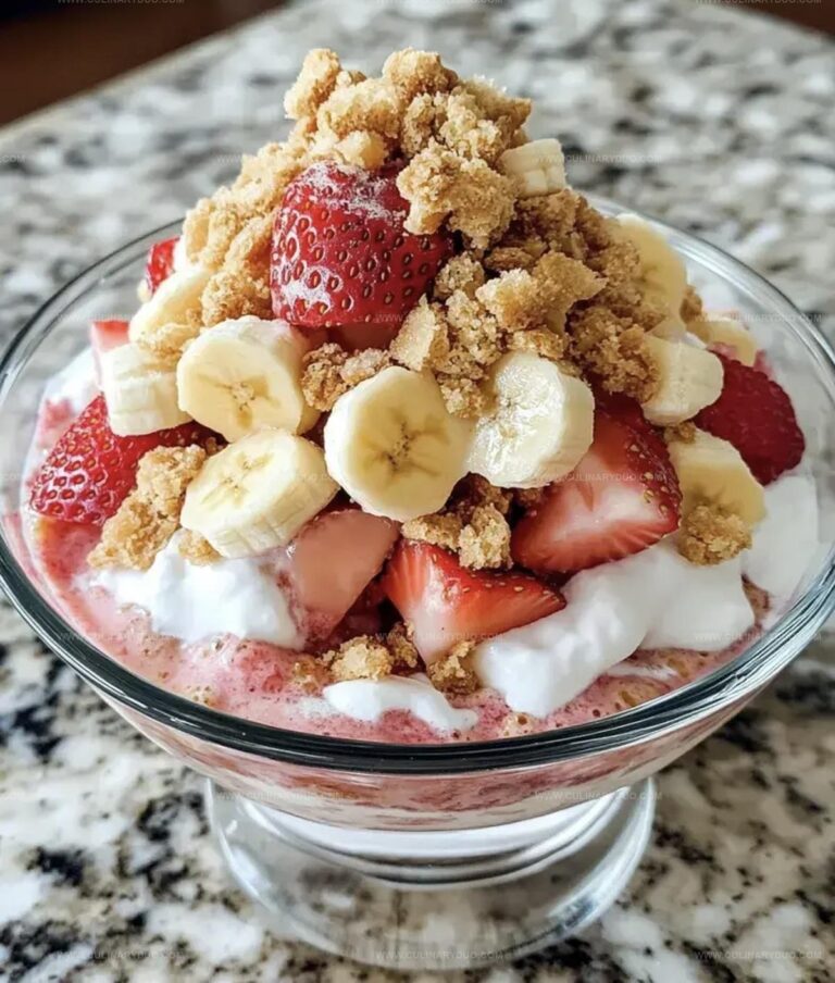 Strawberry Crunch Banana Pudding Recipe