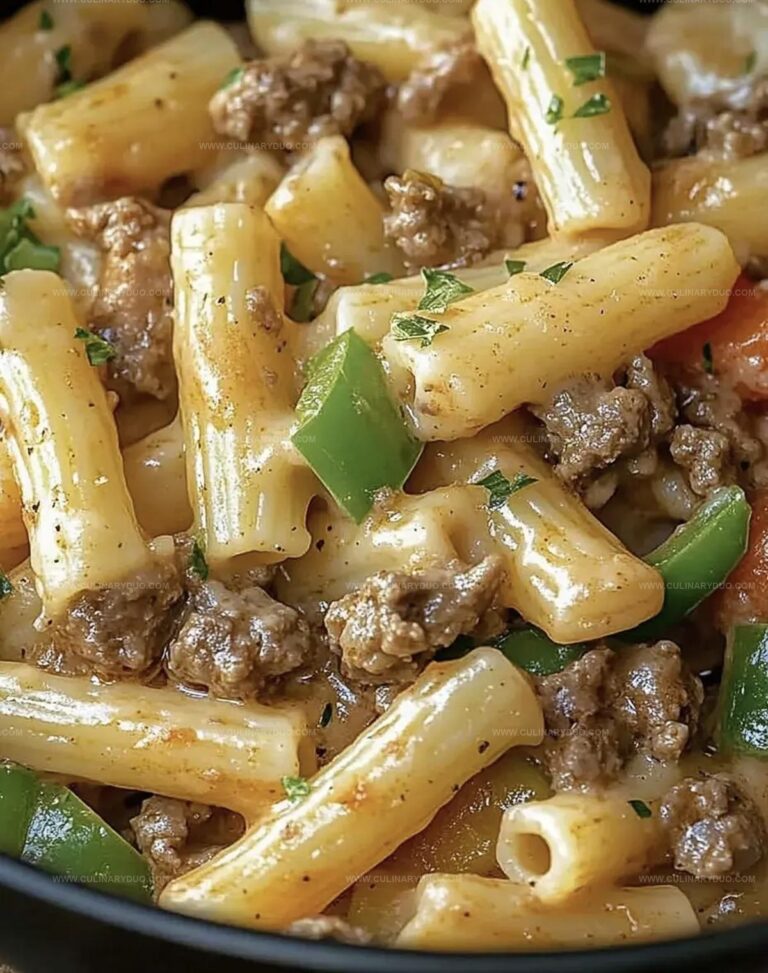 Philly Cheesesteak Pasta Recipe