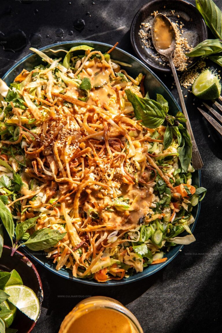 Chopped Thai Crunch Chicken Salad Recipe
