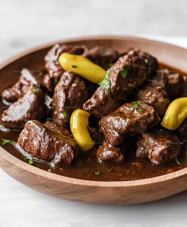 Easy Slow Cooker Mississippi Steak Bites Recipe
