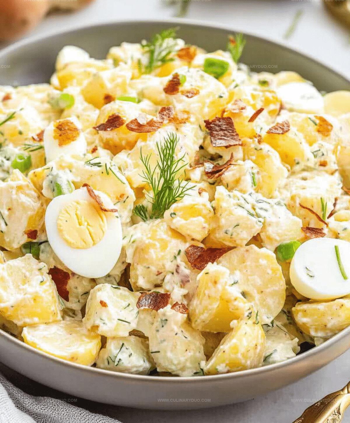 Easy Potato Salad With Eggs Recipe
