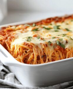 Southern Baked Spaghetti Casserole Recipe