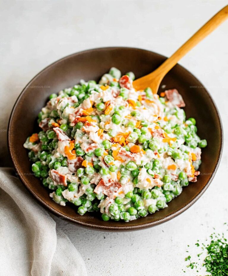 Classic Pea Salad With Bacon Recipe