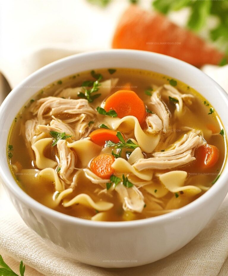 Crockpot Chicken Noodle Soup Recipe