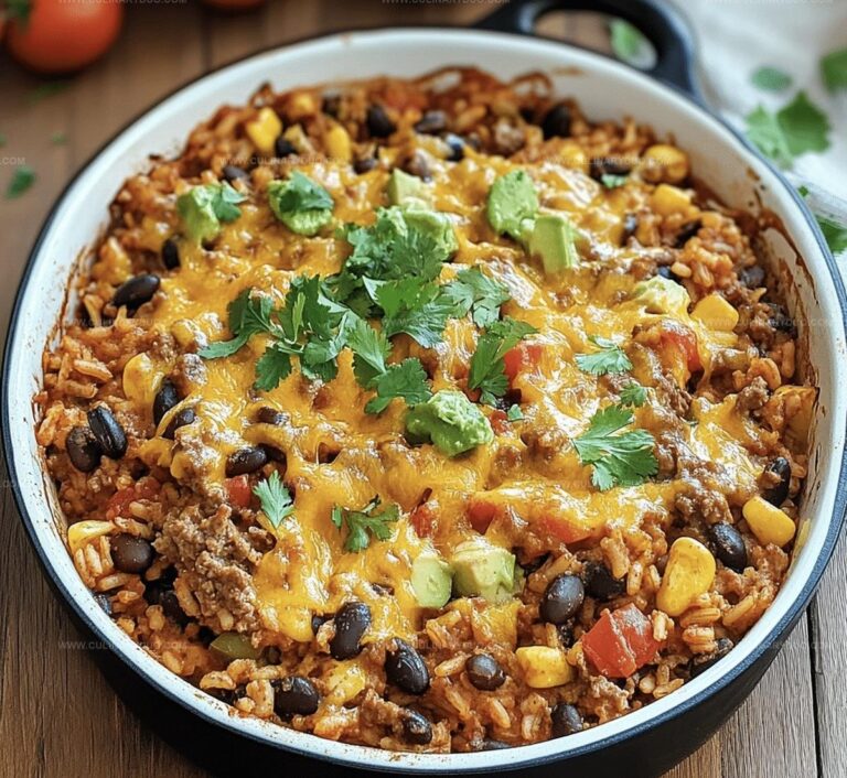 Mexican Beef and Rice Casserole Recipe