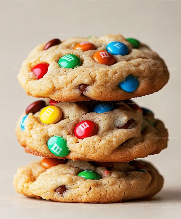 Rainbow M&M Cookies Recipe