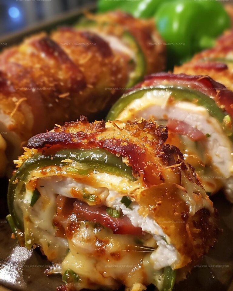Smoky Cheesy Jalapeno Chicken Rolls Recipe