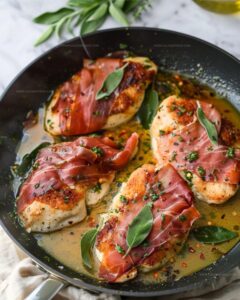 Sage and Prosciutto Chicken Cutlets Recipe