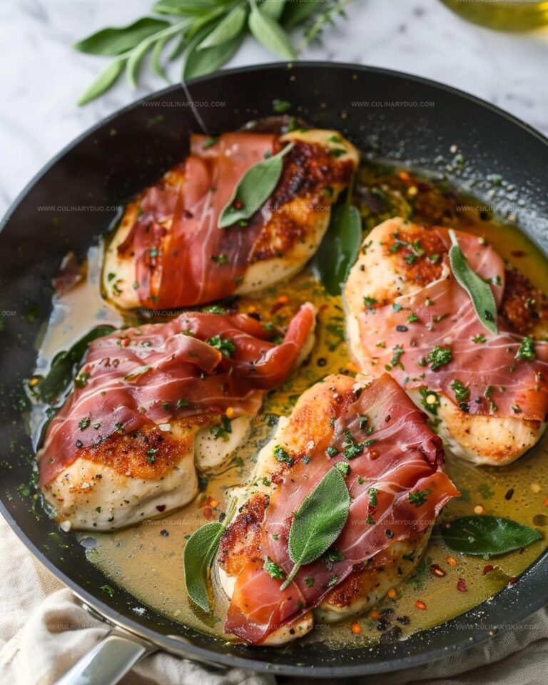 Sage and Prosciutto Chicken Cutlets Recipe