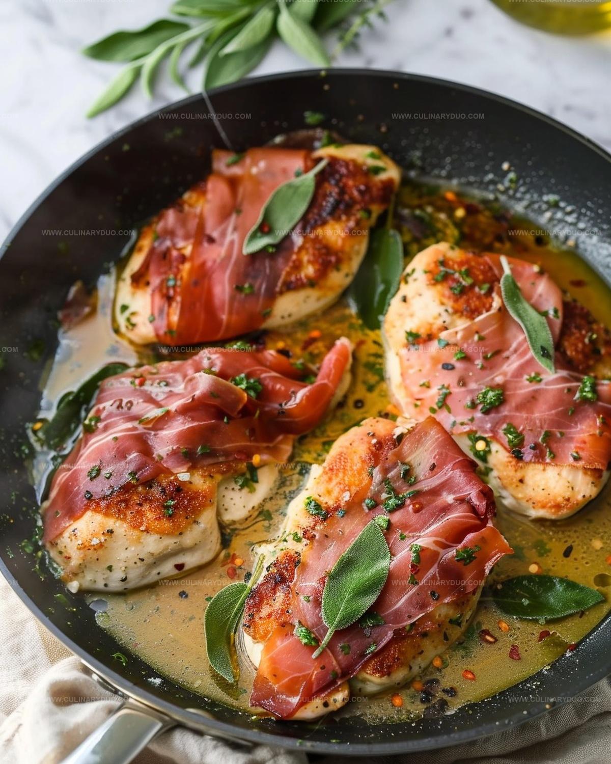 Sage and Prosciutto Chicken Cutlets Recipe