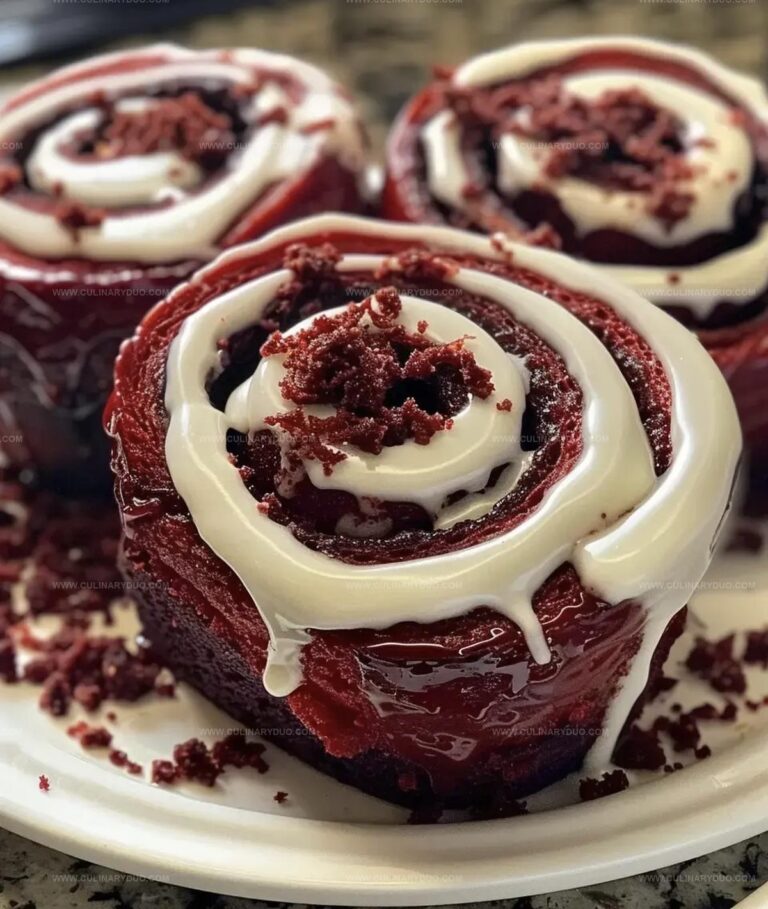 Red Velvet Cinnamon Rolls Recipe