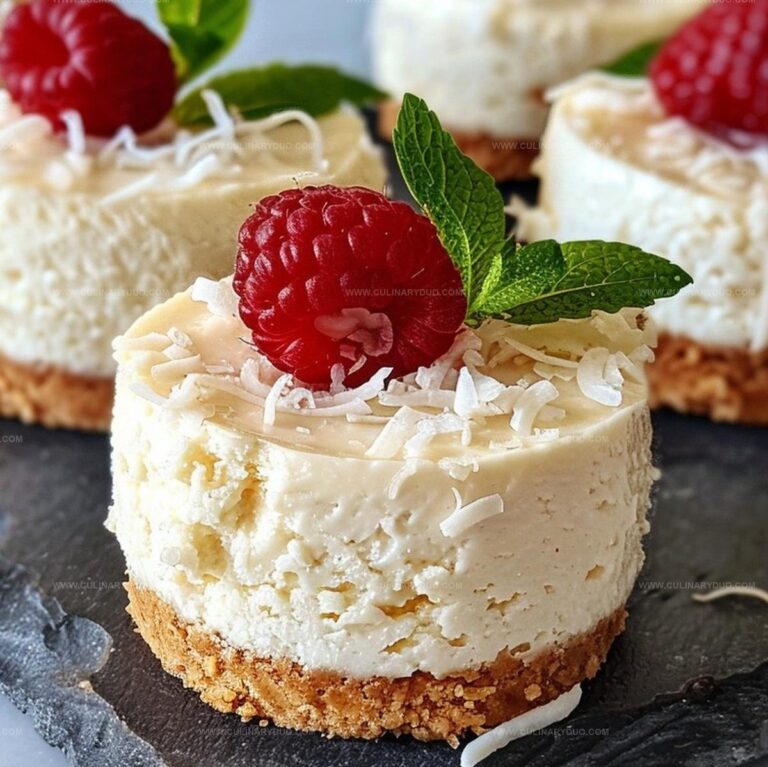 Coconut Milk Mini Cheesecakes Recipe
