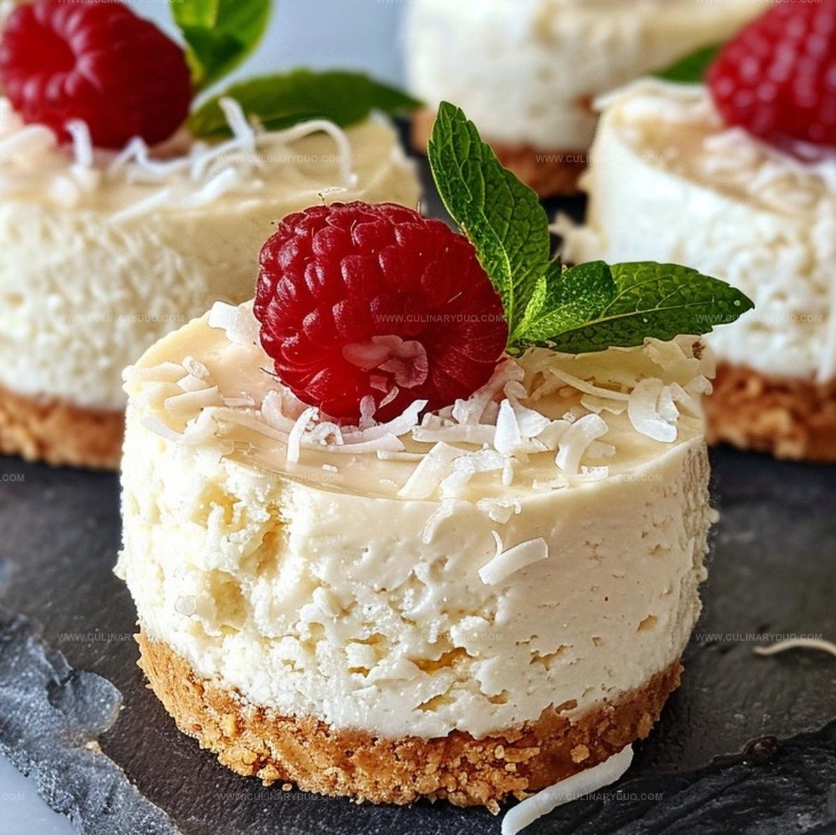 Coconut Milk Mini Cheesecakes Recipe