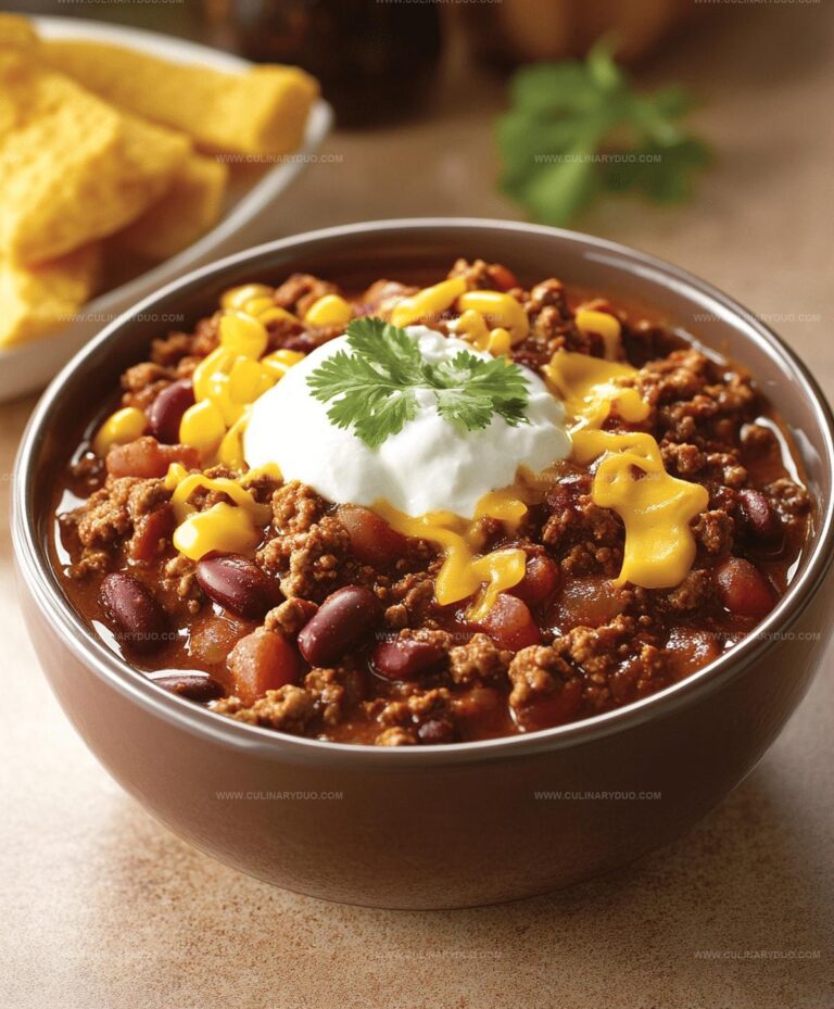 Quick Easy Chili Recipe on Stove Top