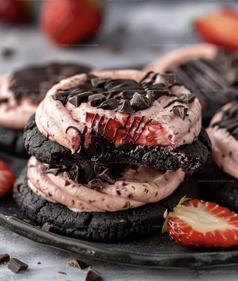 Crumbl Chocolate Strawberry Cheesecake Cookies Recipe