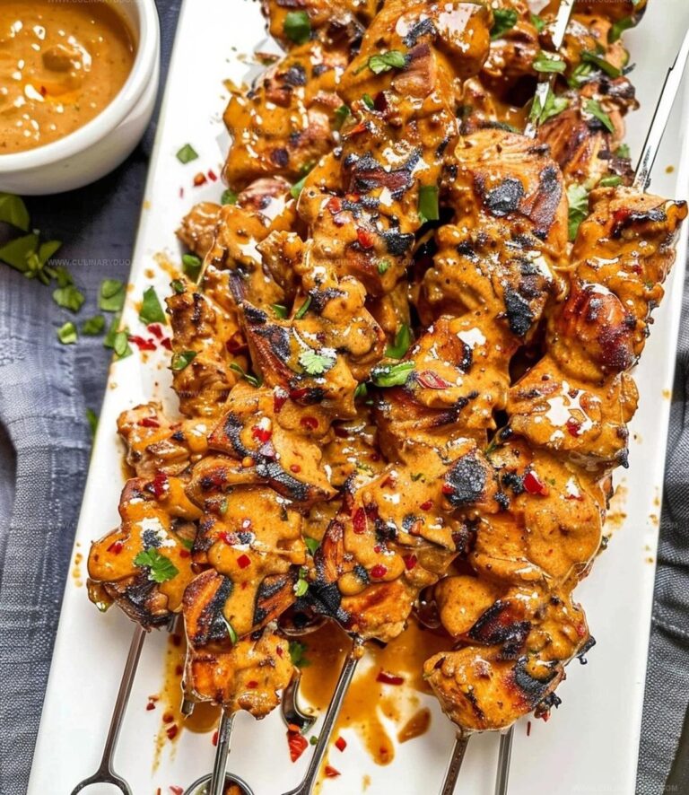 Thai Curry Chicken Skewers Recipe
