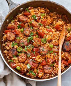 Cajun Sausage And Rice Skillet Recipe