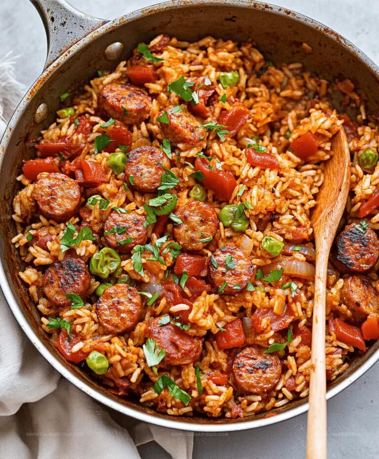 Cajun Sausage And Rice Skillet Recipe