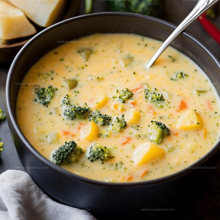 Cheddar Broccoli Potato Soup Recipe