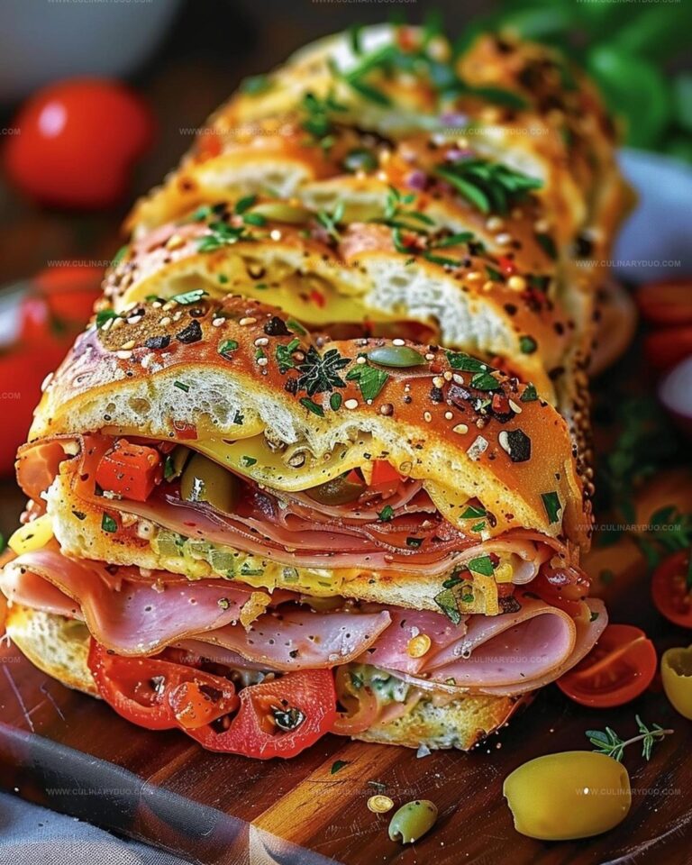 Classic Italian Muffuletta Sandwich Recipe