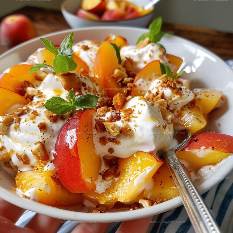 Peaches and Cream Salad Recipe