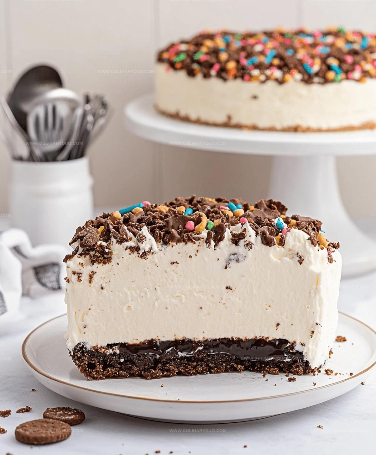 Ice Cream Cake With Cookie Crunch Recipe
