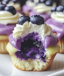 Blueberry Lime Cheesecake Cupcakes Recipe