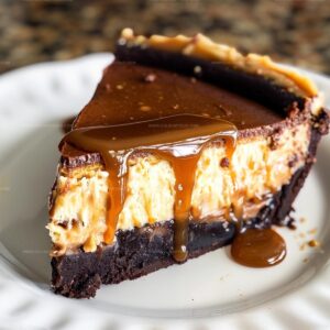 Caramel Brownie Cheesecake Recipe