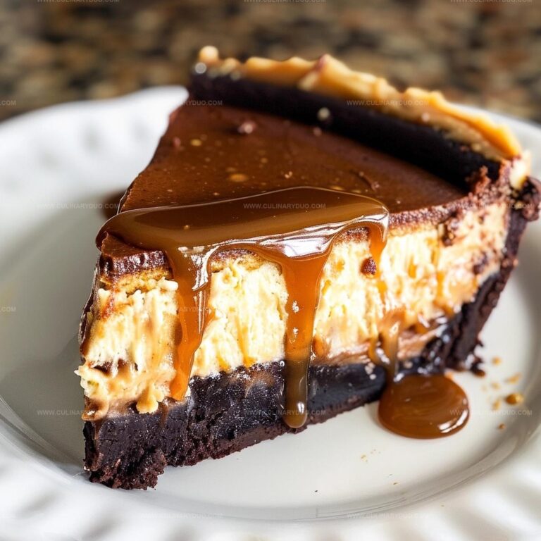 Caramel Brownie Cheesecake Recipe
