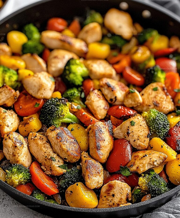 Healthy Chicken And Vegetables Skillet Recipe