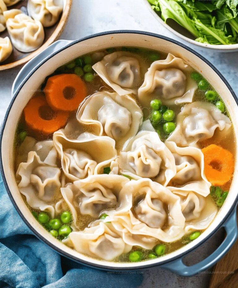 Homemade Wonton Soup Recipe