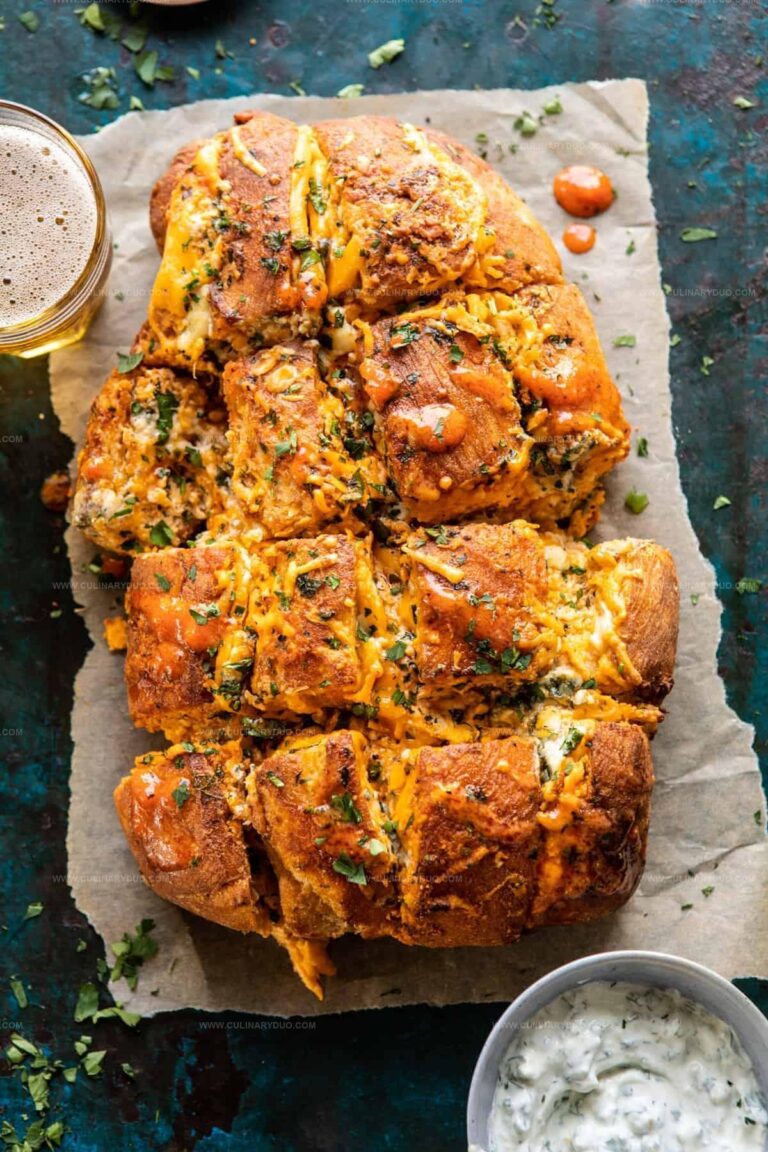 Buffalo Ranch Chicken Pull Apart Bread Recipe