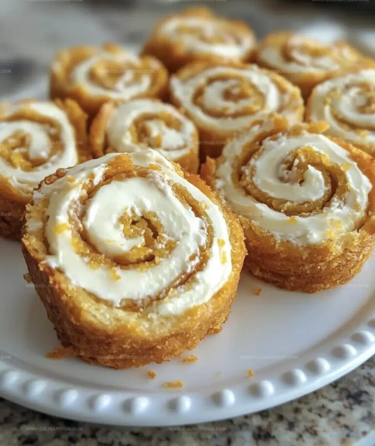 Pumpkin Cream Cheese Pinwheels Recipe