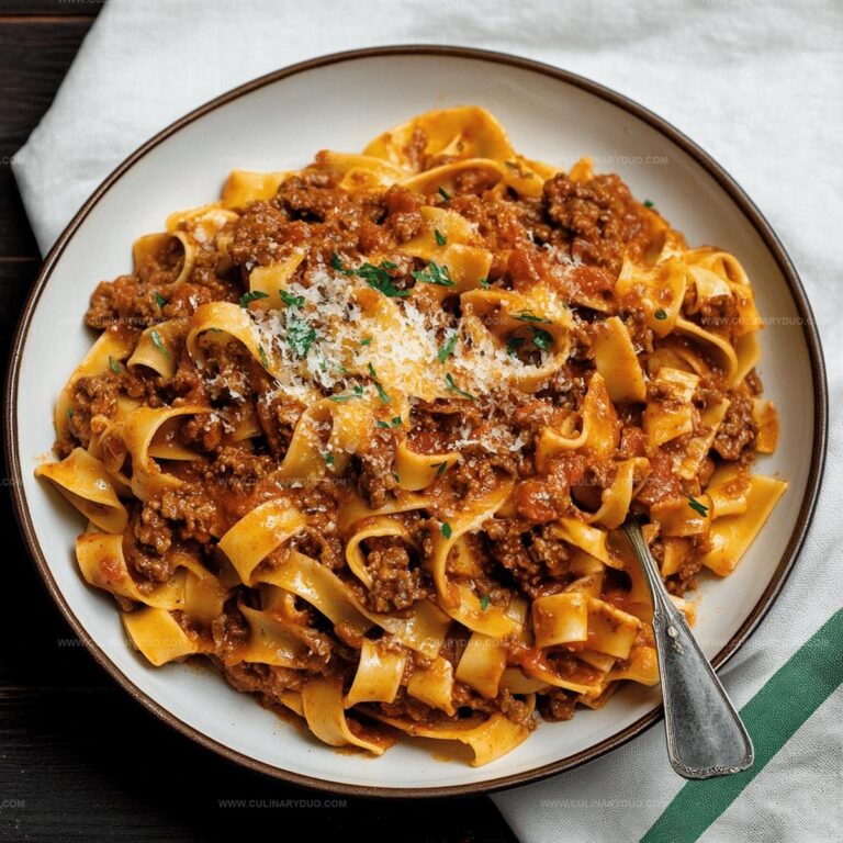 One Pot Beef Ragu Pasta Recipe