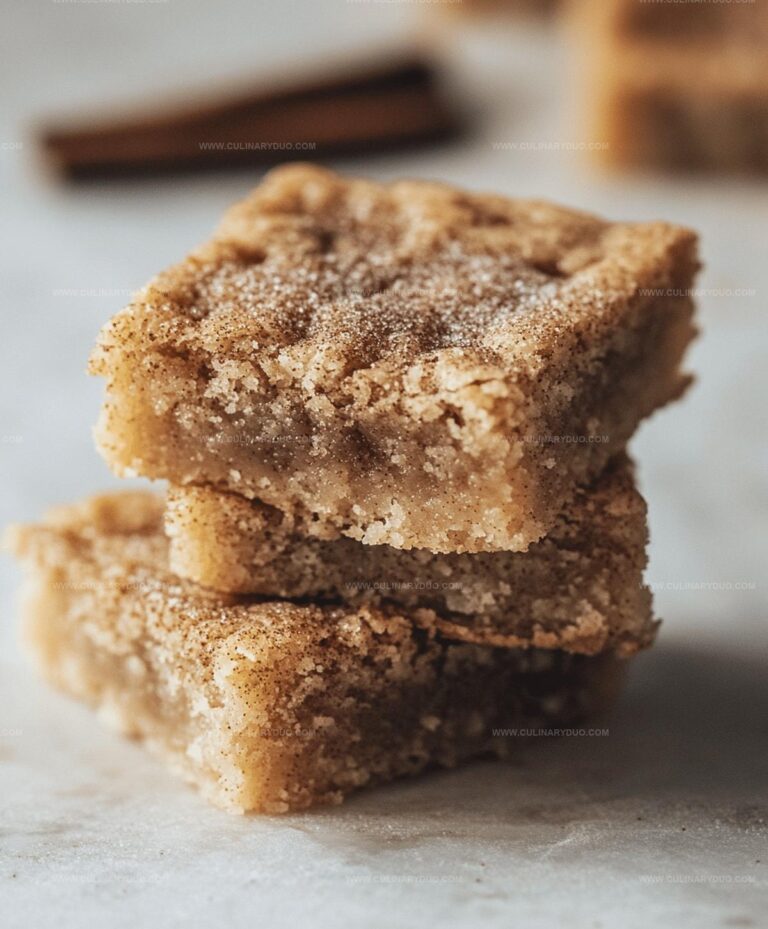Cinnamon Sugar Blondies Recipe