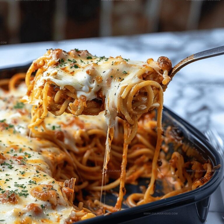 Baked Cream Cheese Spaghetti Recipe