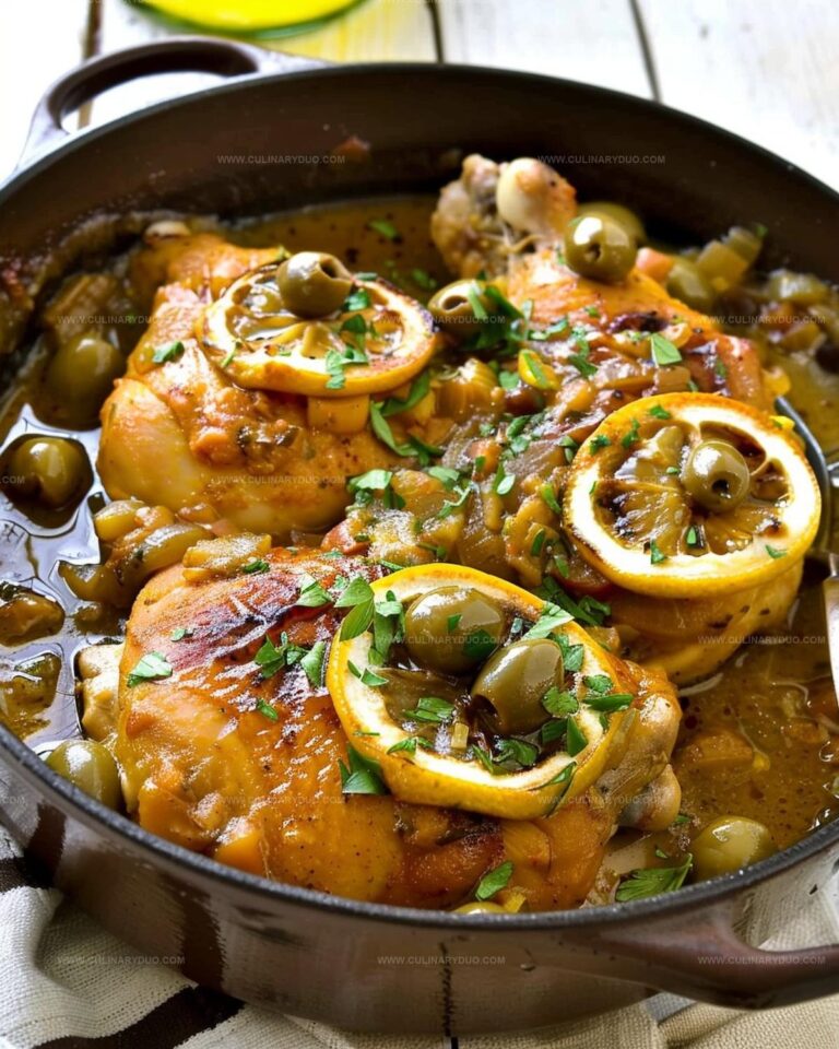 Moroccan Lemon Chicken Recipe