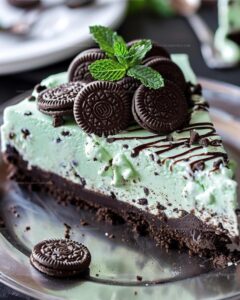 No-Bake Oreo Mint Cheesecake Recipe