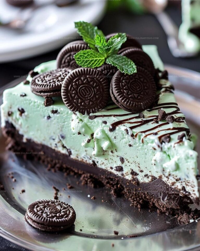 No-Bake Oreo Mint Cheesecake Recipe