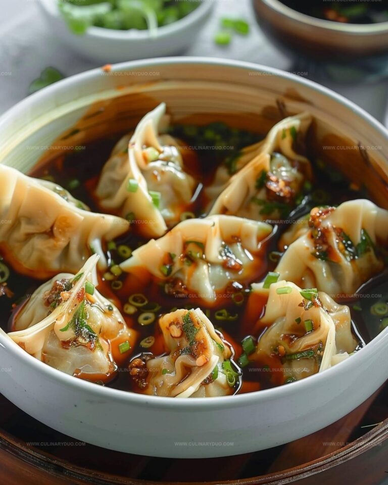 Sichuan Spicy Dumplings Recipe