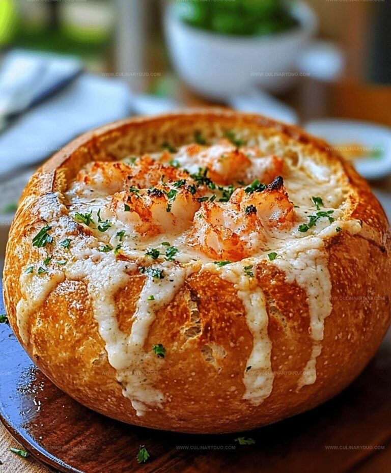 Stuffed Seafood Bread Bowl Recipe