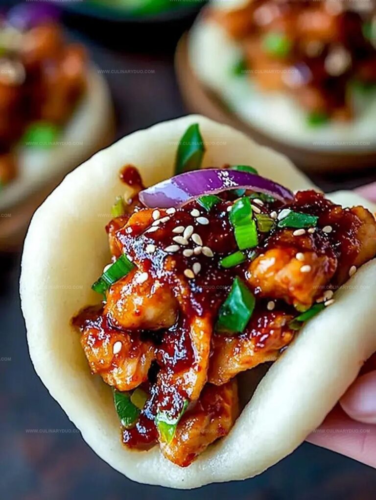 Korean Chicken Bao Recipe