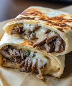Philly Cheesesteak Grilled Wrap Recipe