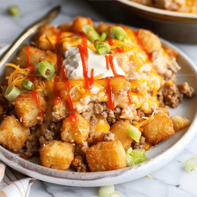 Big Mac Tater Tot Casserole Recipe