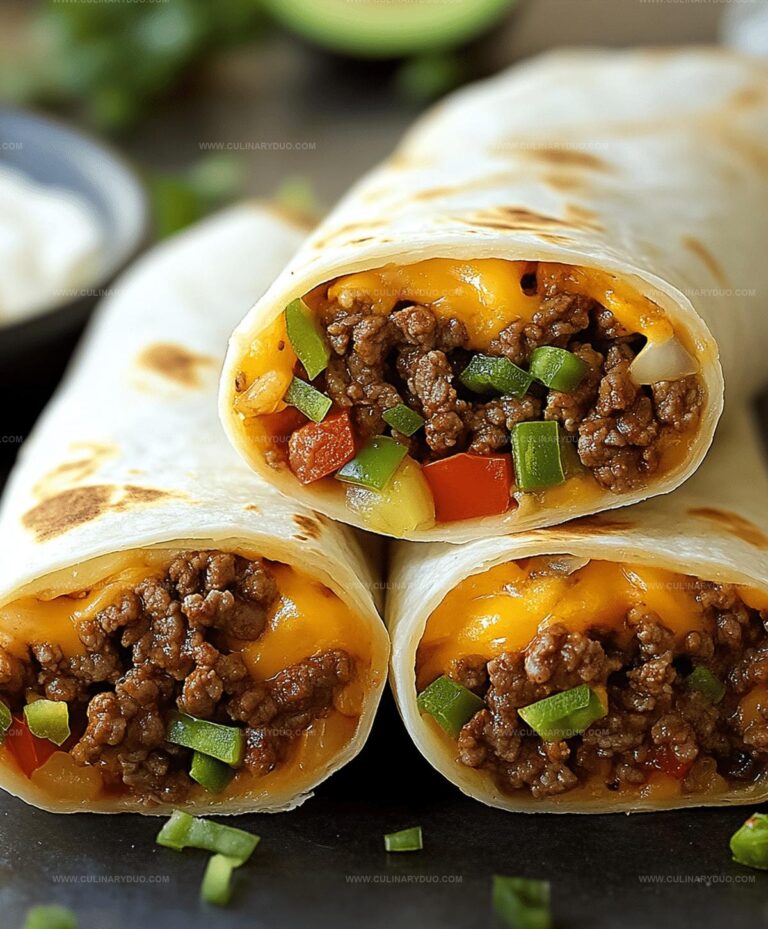 Nacho Cheese Beef Wrap Recipe