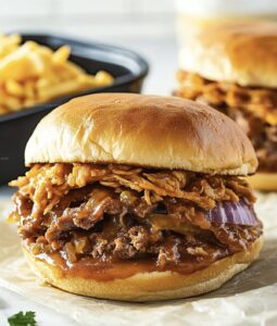 Slow Cooker Cowboy Sandwiches Recipe