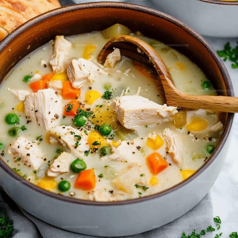 Chicken Pot Pie Soup Recipe