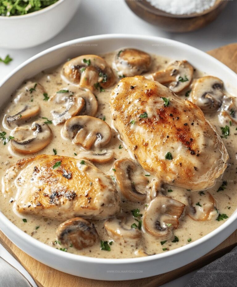 Creamy Mushroom Chicken Recipe