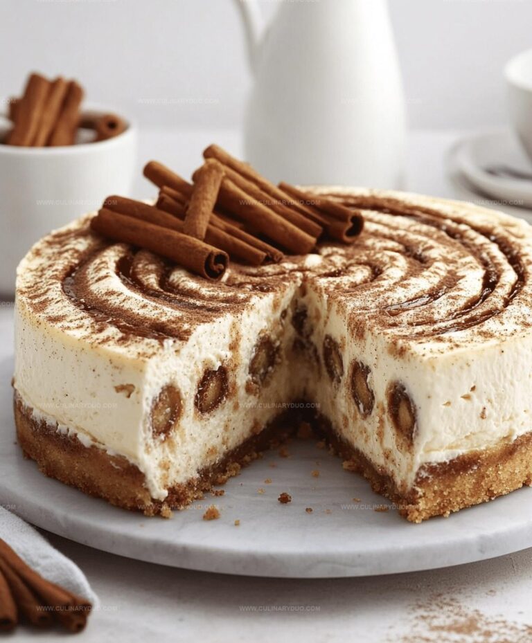 Cinnamon Roll Honeybun Cheesecake Recipe